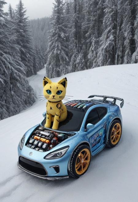 B4TT3R13S, cuteup, cute, cutieup, neko made of batteries, Pencil_morph_style, cat made of battery, snow, ice, Surreal with macabre undertones, earthy surreal edge,  feline made out of countless batteries,snow, ice, hyper detail, masterpiece, score_10, randshadscree, anime drawing style, anime movie, driving at high speed,countless galaxy,yellow, kitty made out of coffee, snow, ice, bright blue and yellow energized sport car, score_9, score_8_up, score_7_up, score_6_up, shiny, shiny, cloudy forest, Made of fluffy clouds, clutter, trash, fr0stwrld, snow, ice, B4TT3R13S