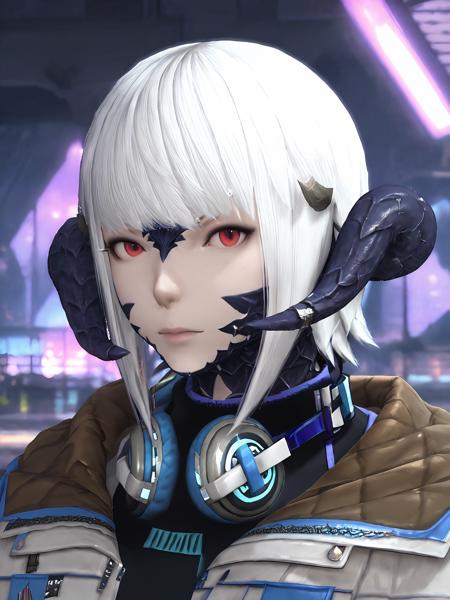 [Pony & Illustrious] Female Au ra Face 4 - FFXIV | FF14 | Final Fantasy XIV [Pony]v1.0