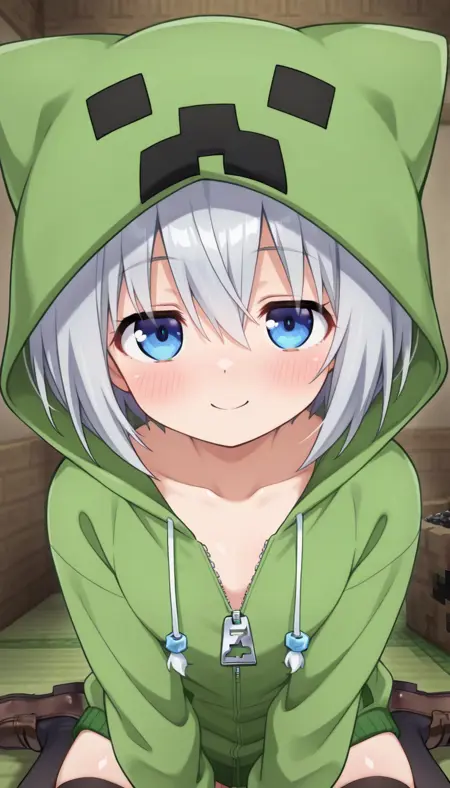 苦力怕 “かんな久@ねここや” 版 -我的世界 (Creeper "Kanna Hisashi" -Minecraft)