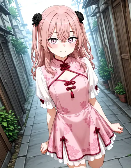 Royal Girly China Dress - Illu