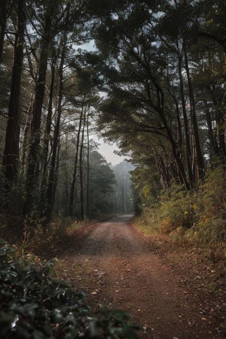 raw photo, a sunset landscape, Valdivian temperate forests, Chilean forest,  cozy, photorealistic, high detailed texture, 8k uhd, dslr, soft lighting, high quality, film grain, Fujifilm XT3, Sony A7 IV, highly detailed photography, (muted colors, cinematic, dim colors, soothing tones:1.2), vibrant, insanely detailed, hyperdetailed, (dark shot:1.2), (vsco:0.3), (intricate details:0.9), (hdr, hyperdetailed:1.2) (highest coherency: 1.39) (highest quality: 1.39) (rule of Thirds) (award winning) (breathtaking) (masterclass) (vibrant color: 0.79) (raining)