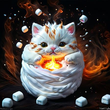 Soft kitty, warm kitty, little ball of fur! Happy kitty, sleepy kitty, purr purr purr!, Dive into the marshmallow universe and reshape the ordinary!, HavvoricFireDarkstyle