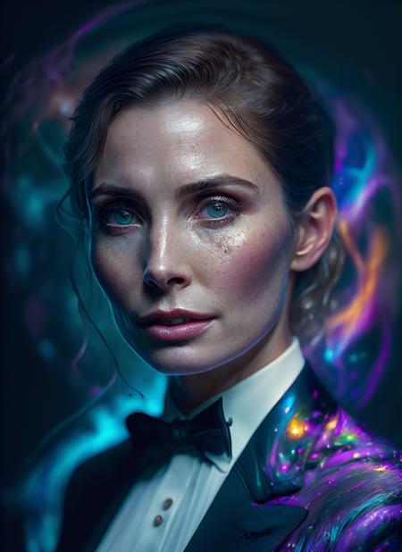 <lora:locon_agnieszka_v1_from_v1_64_32:0.8> <portrait of sks woman in tuxedo, feminine, epic >,energetic and colorful streams of light (photo, studio lighting, hard light, sony a7, 50 mm, hyperrealistic, big depth of field, mate skin, pores, wrinkles, concept art, colors, hyperdetailed, hyperrealistic), with professional color grading, soft shadows, bright colors, daylight