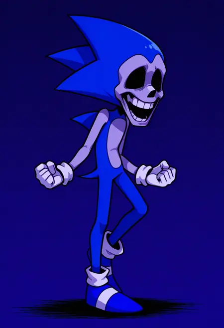 Majin Sonic (Sonic CD/Friday Night Funkin Vs Sonic.exe)