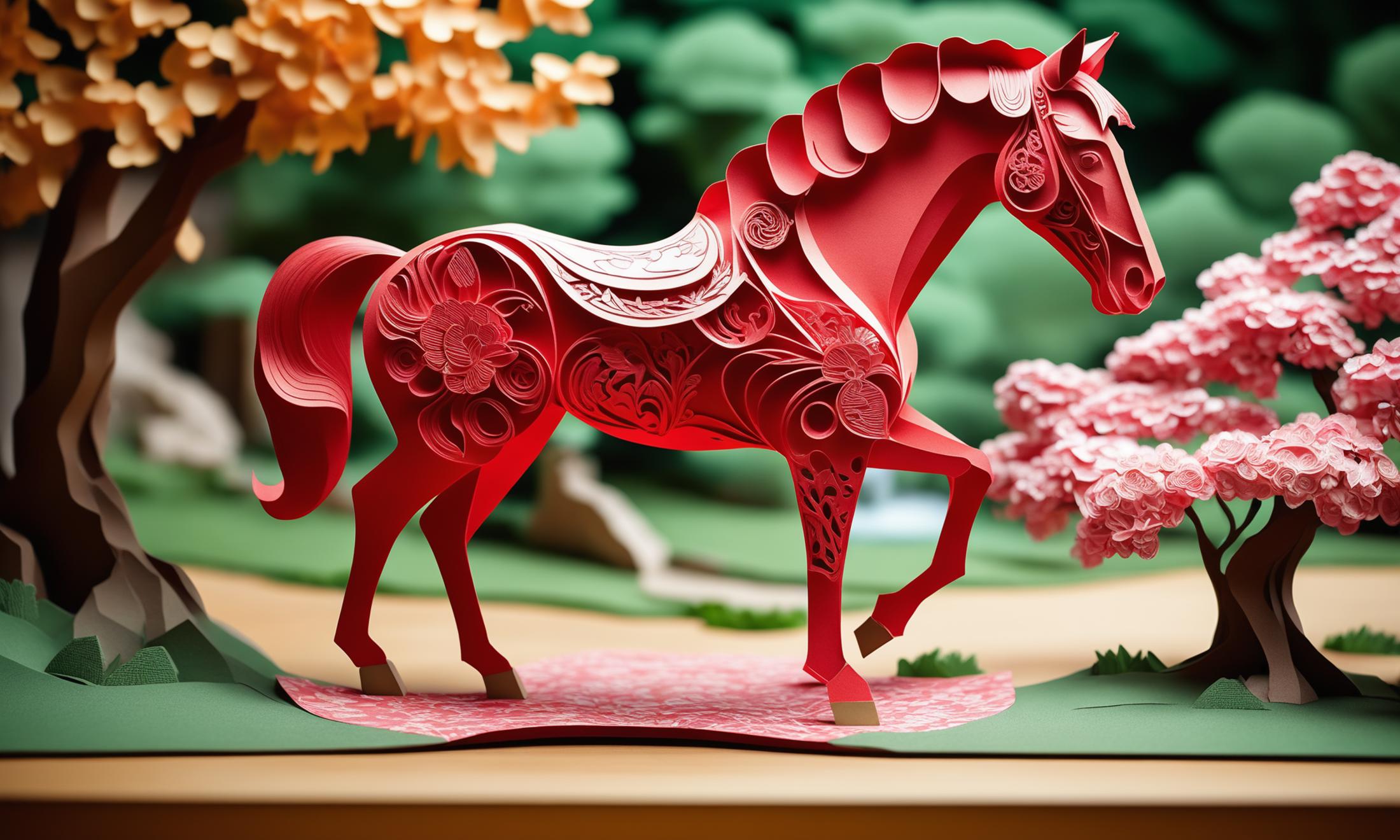 XL Realistic paper carving art style image by comingdemon