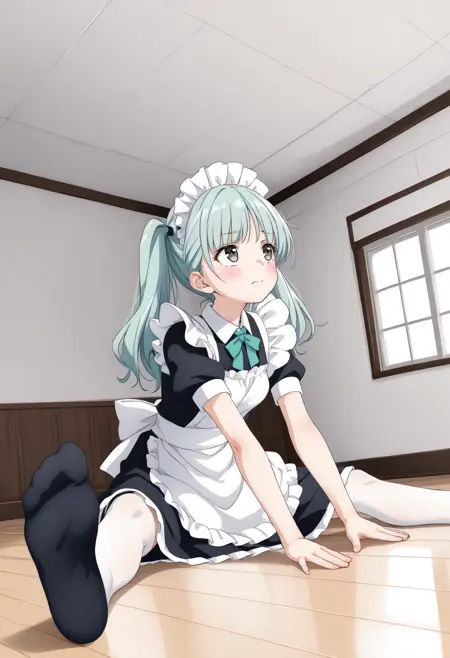 [SDXL&Pony]stretching leg / 開脚柔軟 / ストレッチ