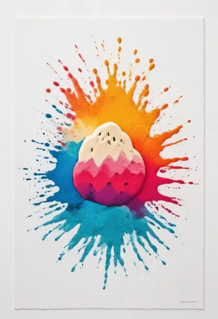 Potato Stamp Art
