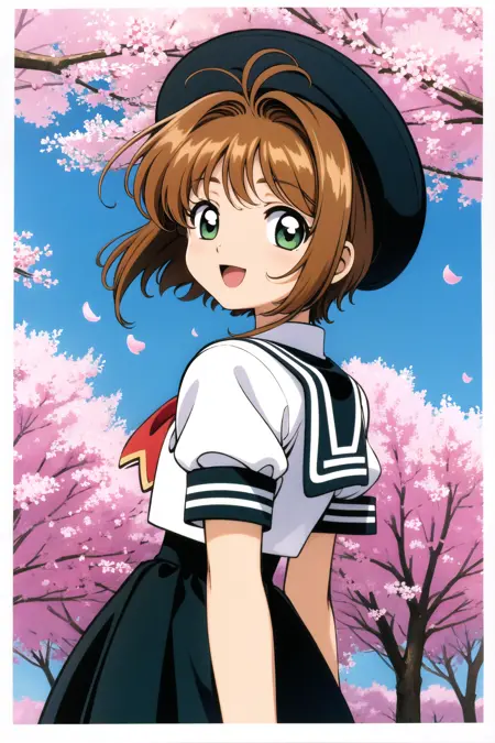 CLAMP 《Card Captor Sakura(Animation version)》/《魔卡少女樱(动画版)》 木之本樱/大道世知世- Artist Style