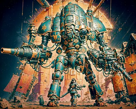 Warhammer 40k - Imperial Knight - Freeblade