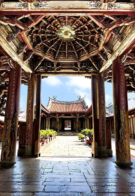 Historical Taiwanese Temple