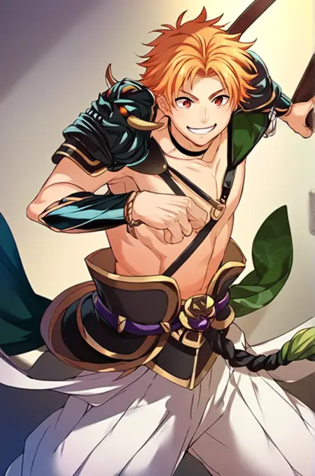 Jikokuten (Namu Amida Butsu! Rendai UTENA) | 持国天 (なむあみだ仏っ！-蓮台 UTENA-)