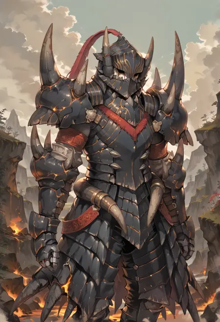 Monster Hunter - Akantor armor - Male (霸龍, アカム装備 男) ponyXL