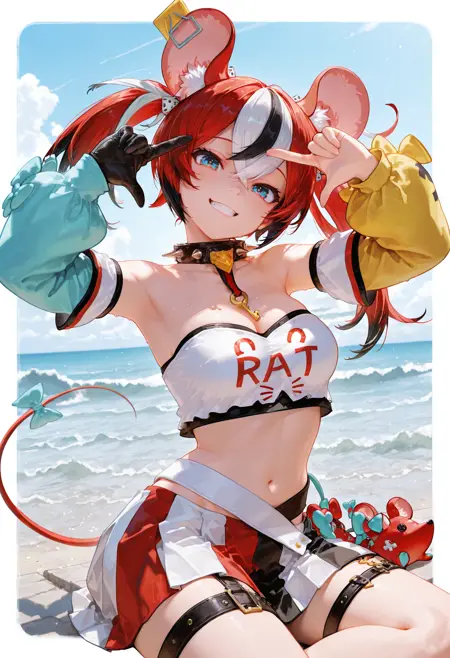Hakos Baelz (7+Outfits) [Illustrious] Hololive