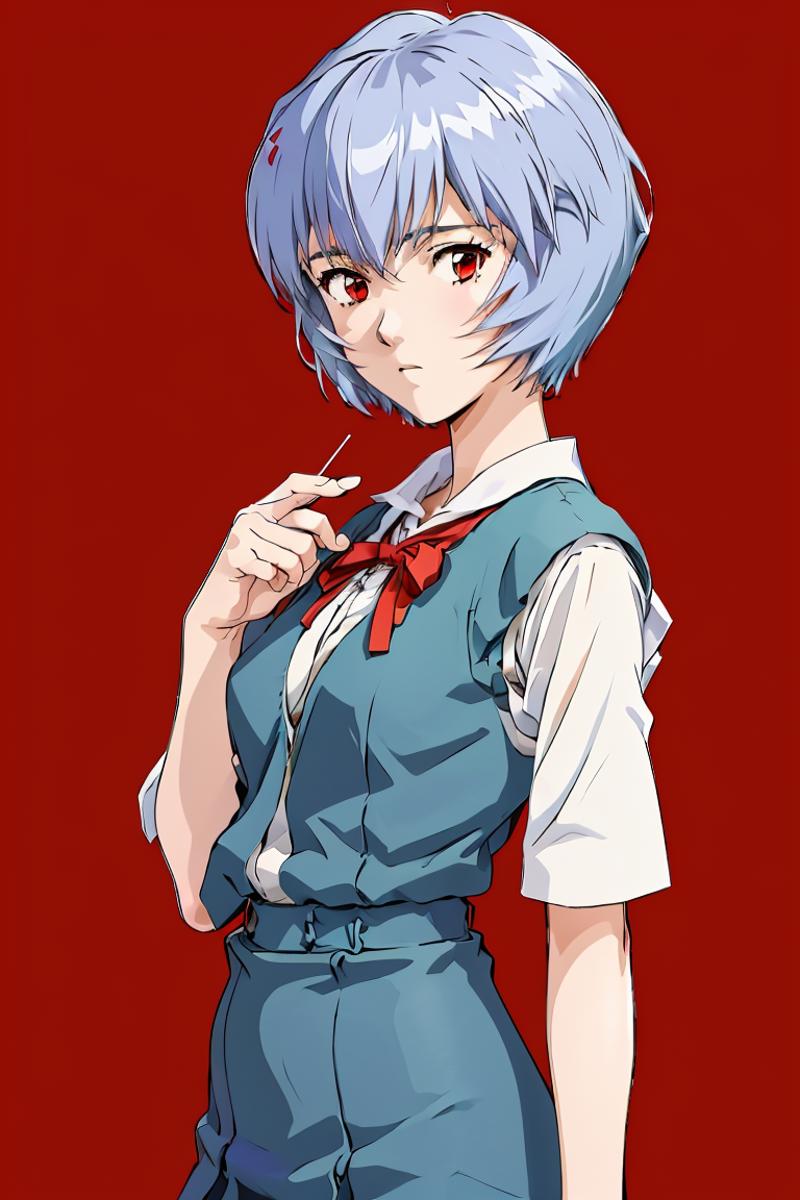 Rei Ayanami - School Uniform │ Neon Genesis Evangelion image by MarkWar