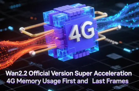 Wan2.2 Official Version Super Acceleration 4G Memory Usage First and Last Frames