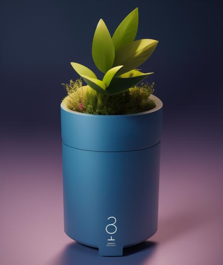 emauromin style, futuristic flowerpot, finely detailed, purism, ue 5, a computer rendering, minimalism, octane render, 4k  <lora:eddiemauroLora2:1>