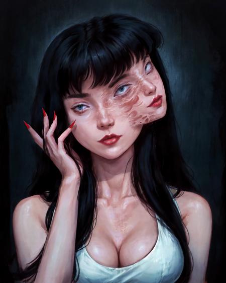 tomie another face deformed face tomie, another face, deformed face