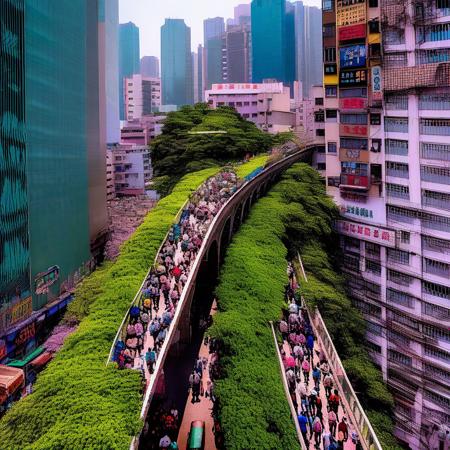 Highline Pedestrian / Covered bridge V1