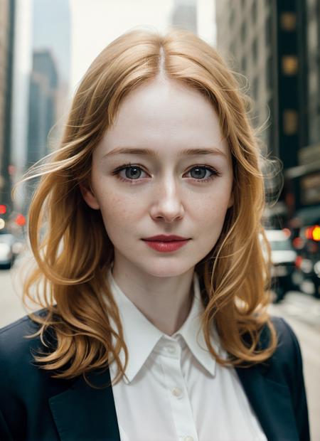 photo of sks woman, pale skin, working class in new york city, upper body, detailed skin, 20 megapixel, canon eos r3, detailed, detailed face, <lora:locon_mirandaotto_v1_from_v1_64_32:1>