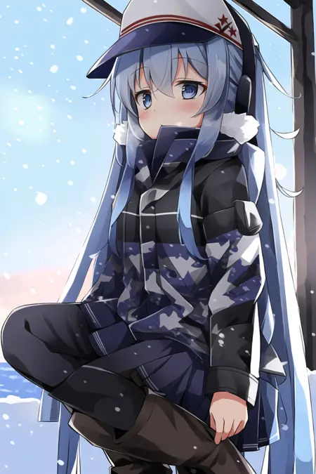 Hibiki Verniy Верный (Kancolle Kantai collection)