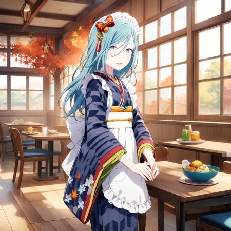 Kaguhashi Fallen Leaves Garment (Hinomori Shizuku) / Project SEKAI AnimagineXL V3.1