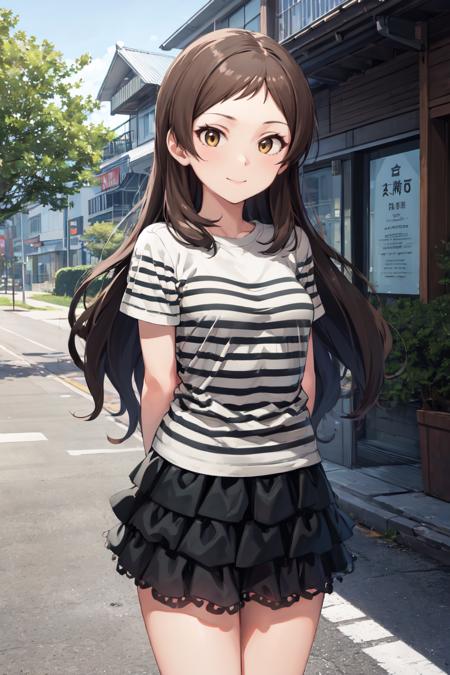 KitazawaShiho KitazawaCasual, striped shirt, black skirt KitazawaEyepatch, eyepatch, wa maid, maid headdress, maid apron, japanese clothes