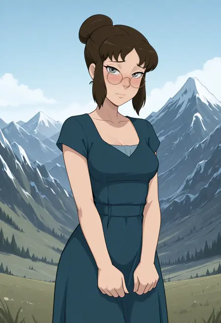 Zhu Li Moon, Varrick's assistant, (The Legend of Korra, Four Elements Trainer), LoRA, PonyXL | Illustrious XL