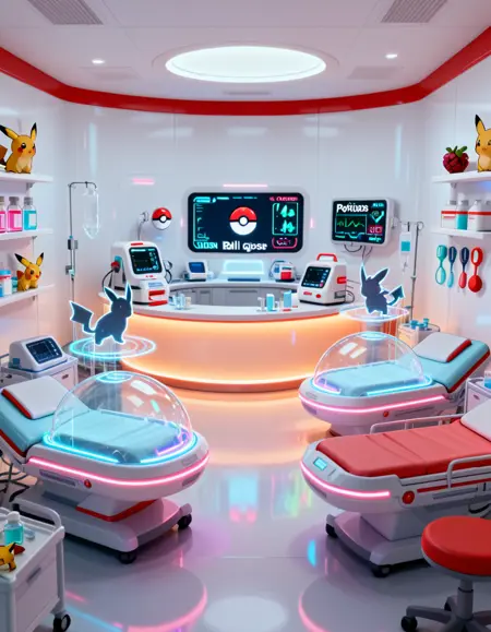 Pokemon Center infirmary