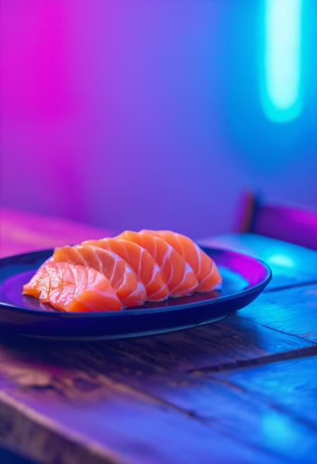 a piece of tuna salmon shrimp kani nigiri sashimi sushi roll sushi
