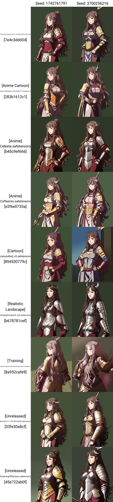 FE13, FE13-Style, Fire Emblem, Fire Emblem Awakening, angry, Sumia (Fire Emblem), Sumia (Fire Emblem: Awakening), 1girl, solo, long hair, armor, weapon, brown hair, breastplate, polearm, hair ornament, gauntlets, shoulder armor, pauldrons, upper body, brown eyes, boobplate, Sumia (Fire Emblem), Sumia (Fire Emblem: Awakening)