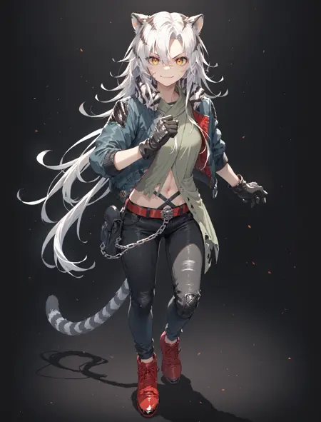 [Arknights] Indra [Standart outfit + "Valiant General"]