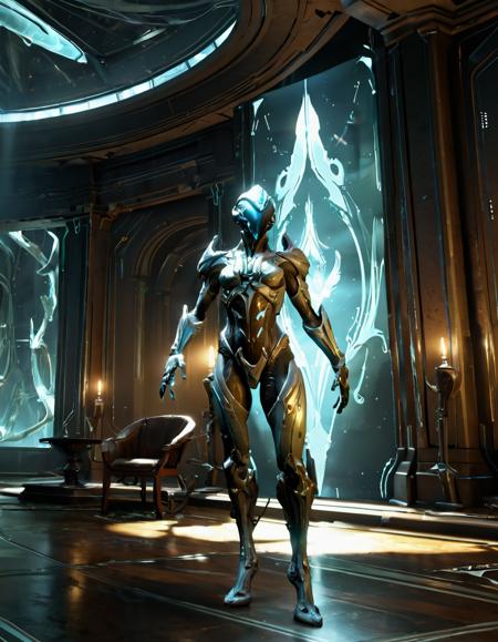 score_8_up, score_7_up, score_9, perfect lighting, masterpiece, realistic style, realistic style, Trinity Warframe, full body, floating, indoors, casting Blessing, science fiction, corpus ship, ethereal glow <lora:Zariman_PONY:1>
