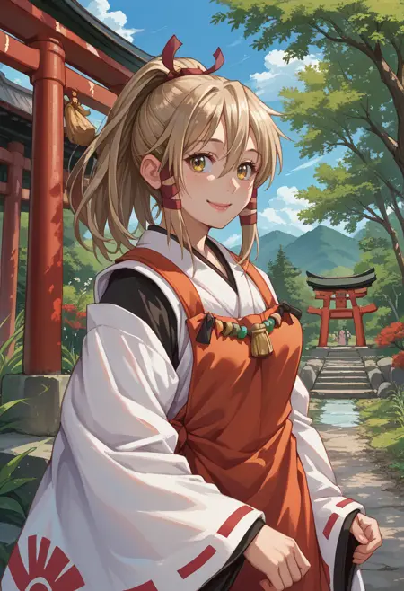 Uka-no-Mitama-no-Kami "Uka" | Inari, Konkon, Koi Iroha | [Pony XL]