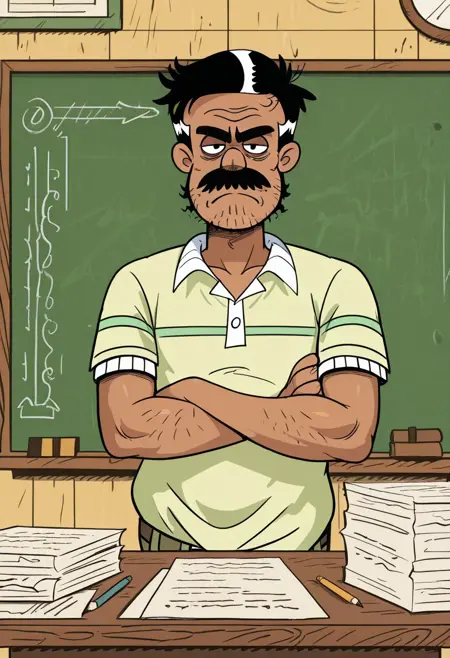 Mr. Bolhofner (The Loud House) [Pony & Illustrious]