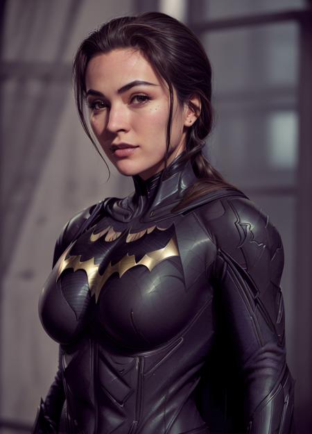 jeshen, (Batman suit), highly detailed, artstation, smooth, sharp focus, 8K,(underboob)

 <lora:Jessica_Henwick:1>