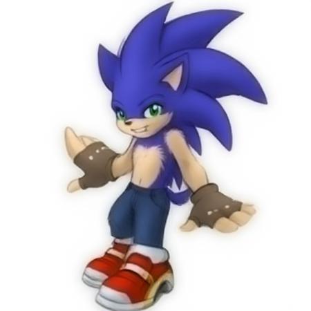 Sonic the hedgehog (Souldreamx’s style) Flux version V1