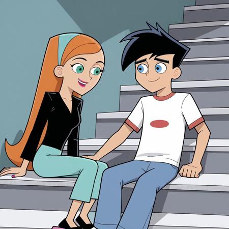 Danny with Jazz (Danny Phantom) pony/illust V1