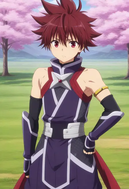 Matsuri Kazamaki (Male Form) from Ayakashi Triangle