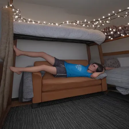 Midwest College University Dorm Room