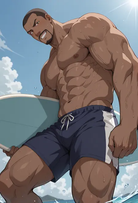 Muscular Contractor | Darker than Black