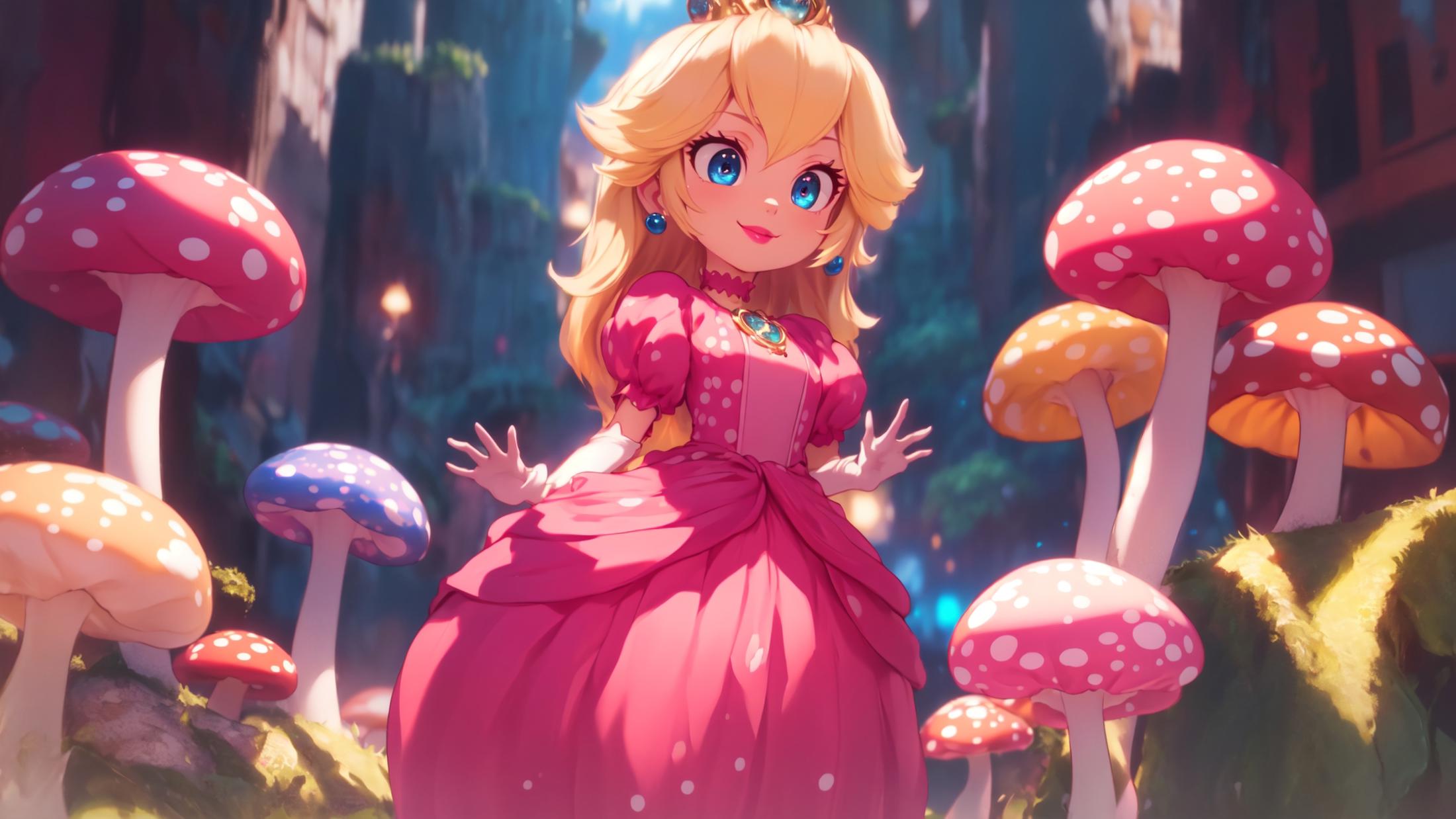 princess peach - The Super Mario Bros. Movie - movie like image by marusame