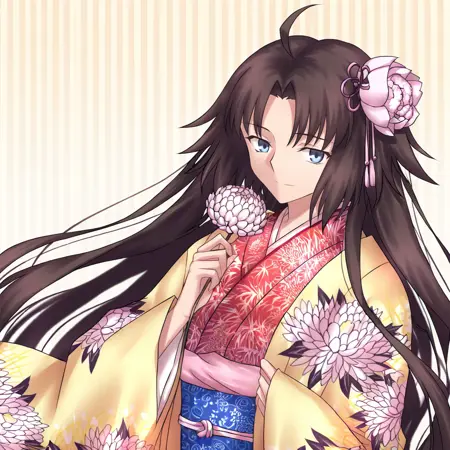 ryougi shiki(japanese clothes ver)