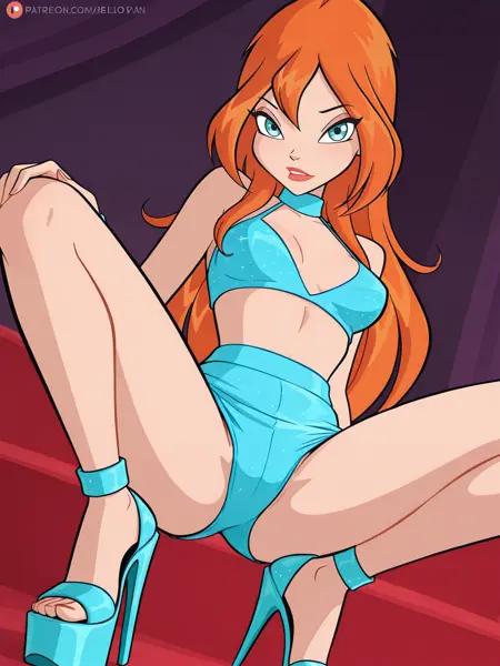 Bloom (Winx) PonyDiffusionXL/illustriousXL