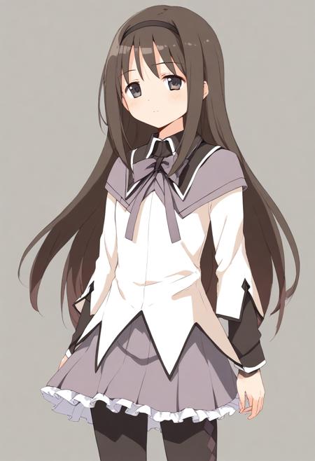 akemi homura magical girl school uniform  akuma homura