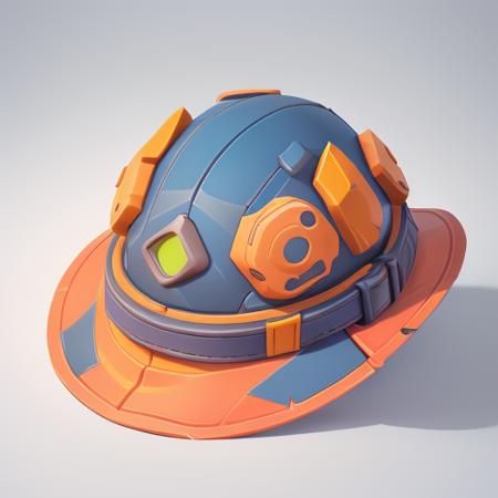 game icon institute,game icon,(The image is an Safety Helmet Hat), beautiful patterns, stylish, still life, game icon, official art, well-structured, HD, 2d, game item icon, future style, (white background). <lora:game icon institute-mz:0.6>