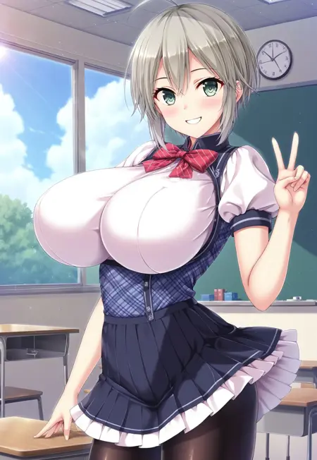 Belka Valentina - Honoo no Haramase Oppai ★ Ero Appli Gakuen