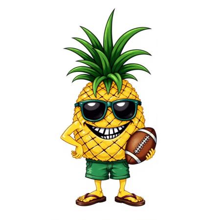 Version 5 mascot Pineapple v5.0