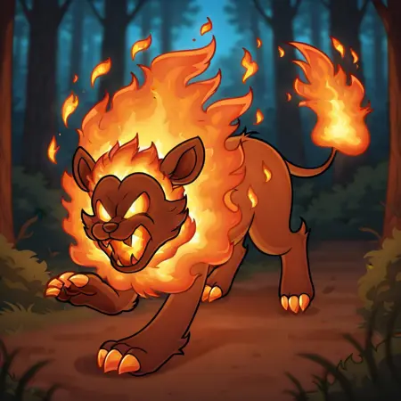 Fire Lion - Kirby's Adventure [Illustrious]