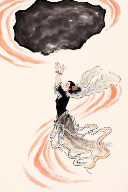Flux-近现代中国画女性人物-Female figures in modern Chinese paintings Flux-近现代中国画女性人物