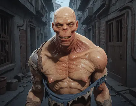 feral ghoul  - Fallout 4 ( Illustrious )